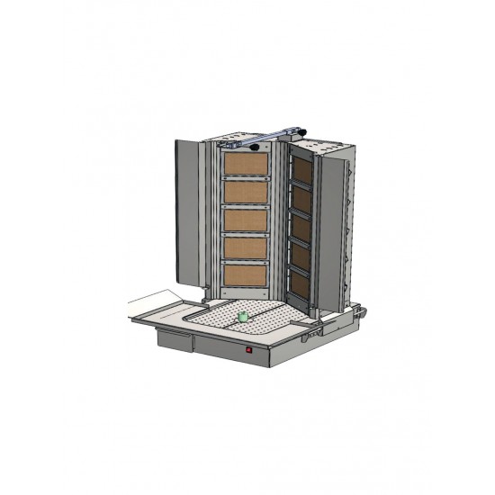 CSA 10 Radyanlı Sabit Döner Ocağı Gazlı ve Lpg Li Ce Belgeli KRCS.SDOG.10